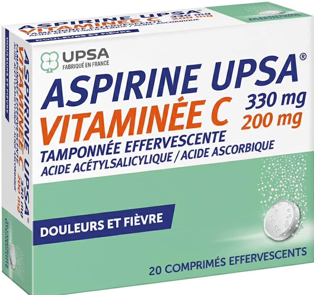 ASPIRINE UPSA VIT C CP EFFV/20