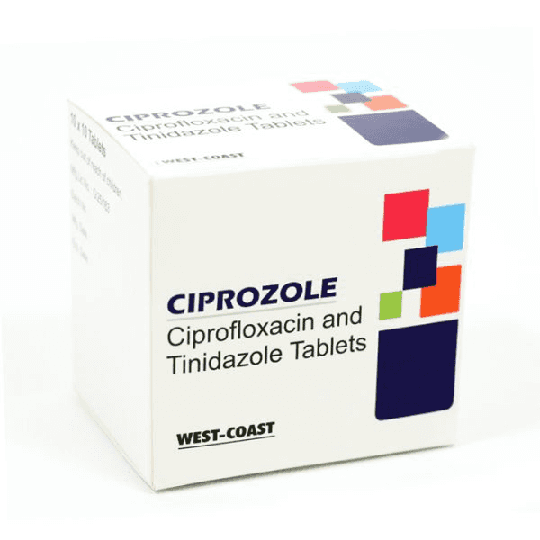 CIPROZOLE FORTE 500/600MG CPM B/10