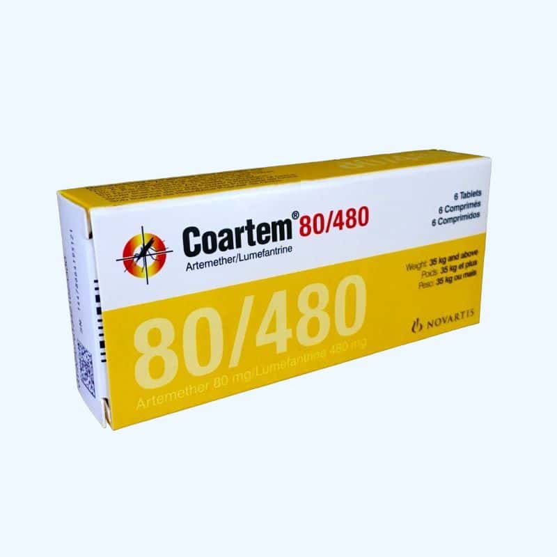 COARTEM 80/480MG CP B/6