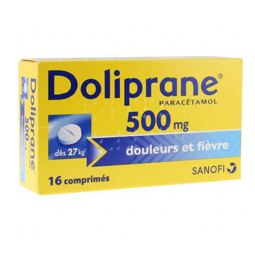 DOLIPRANE 500MG CPR SEC BT16