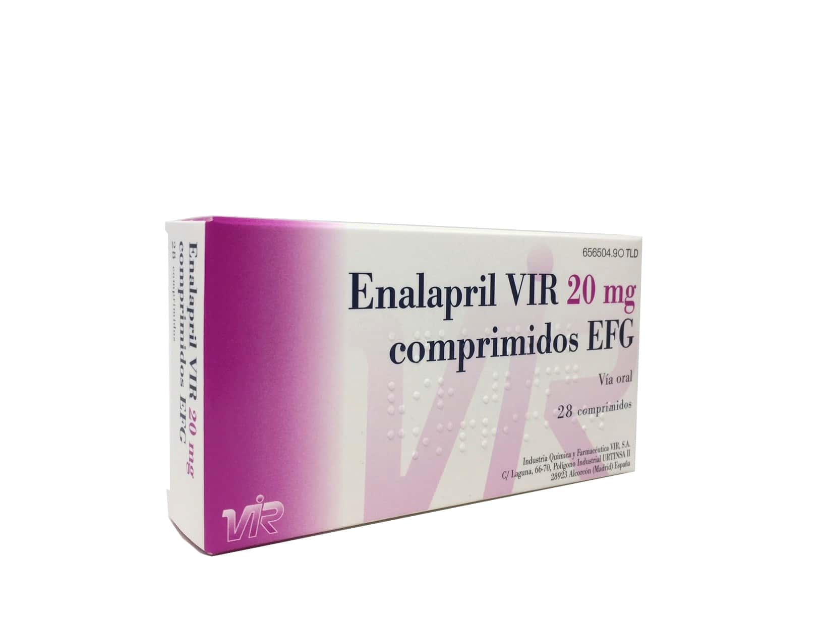 ENALAPRIL HTZ VIR 20/12,5MG/28