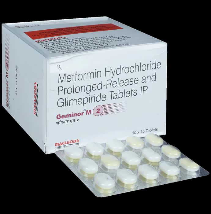 GEMINOR PLUS LP 500MG/2MG CPR B/30