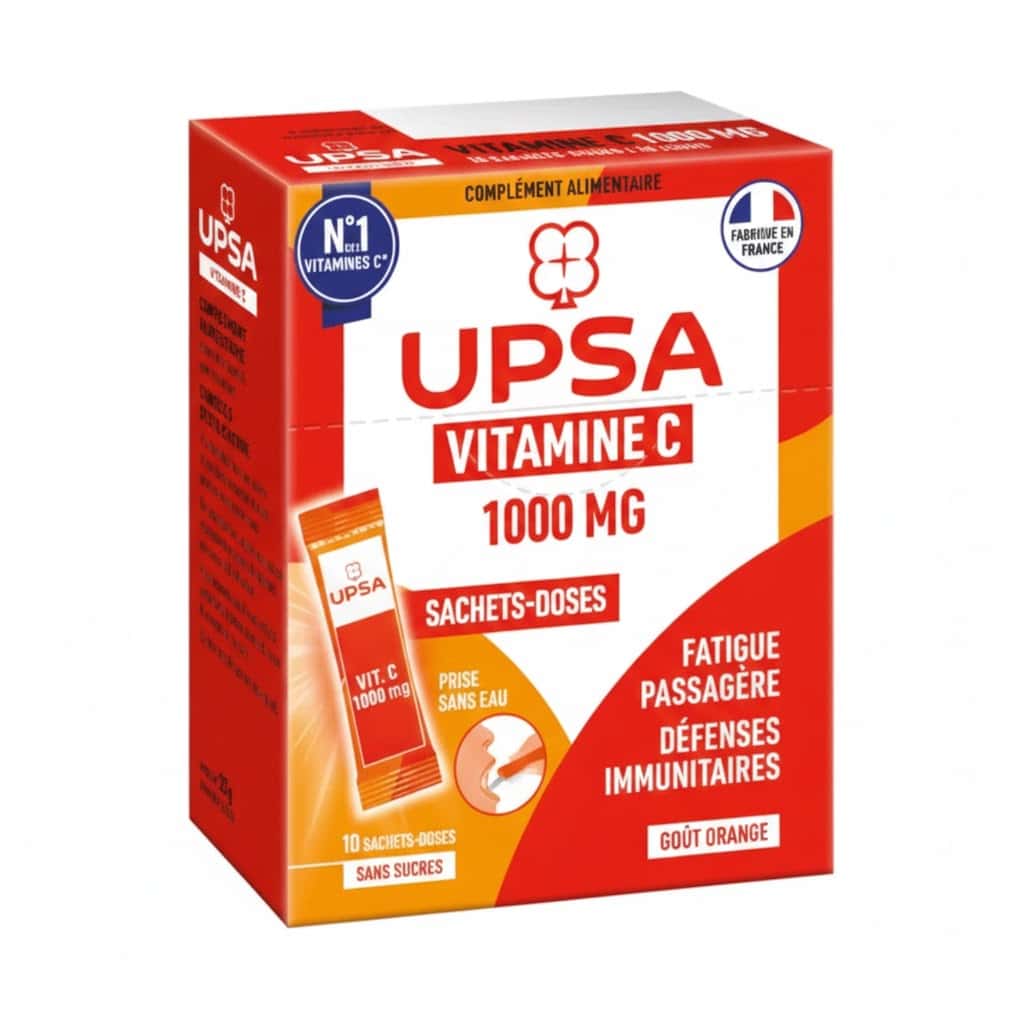 UPSA VIT C 1G CPR EFFV BT 10