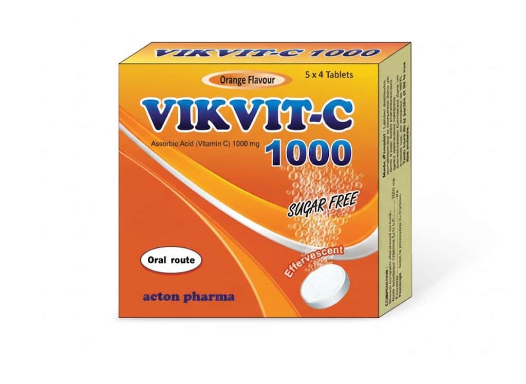 VIKVIT-C 1000MG CPR EFFV B/20