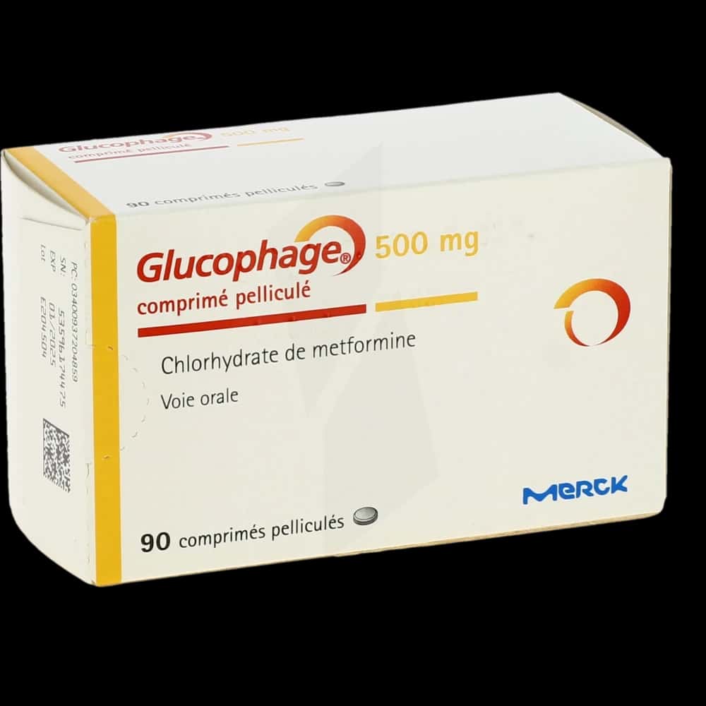 GLUCOPHAGE 500MG CPR B/30