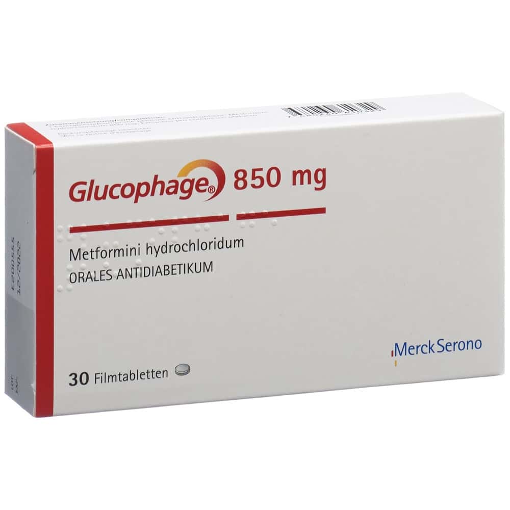 GLUCOPHAGE 850MG CPR BT 30
