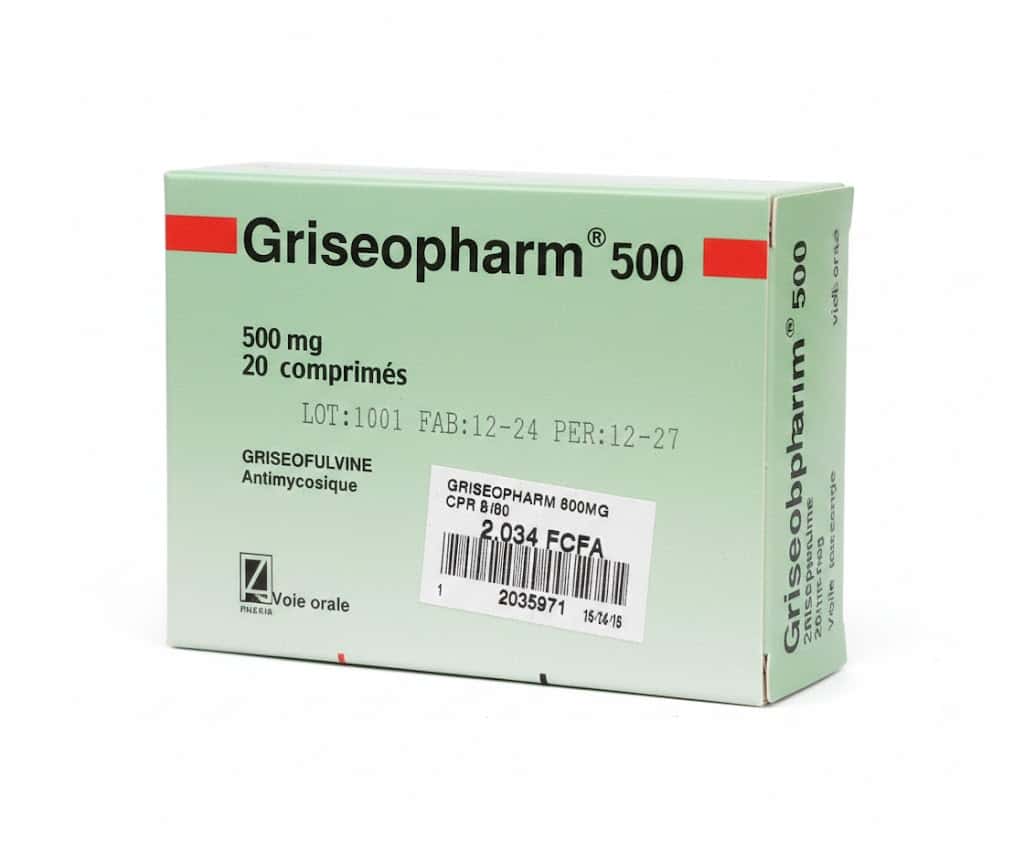 GRISEOPHARM 500MG COMP B/20