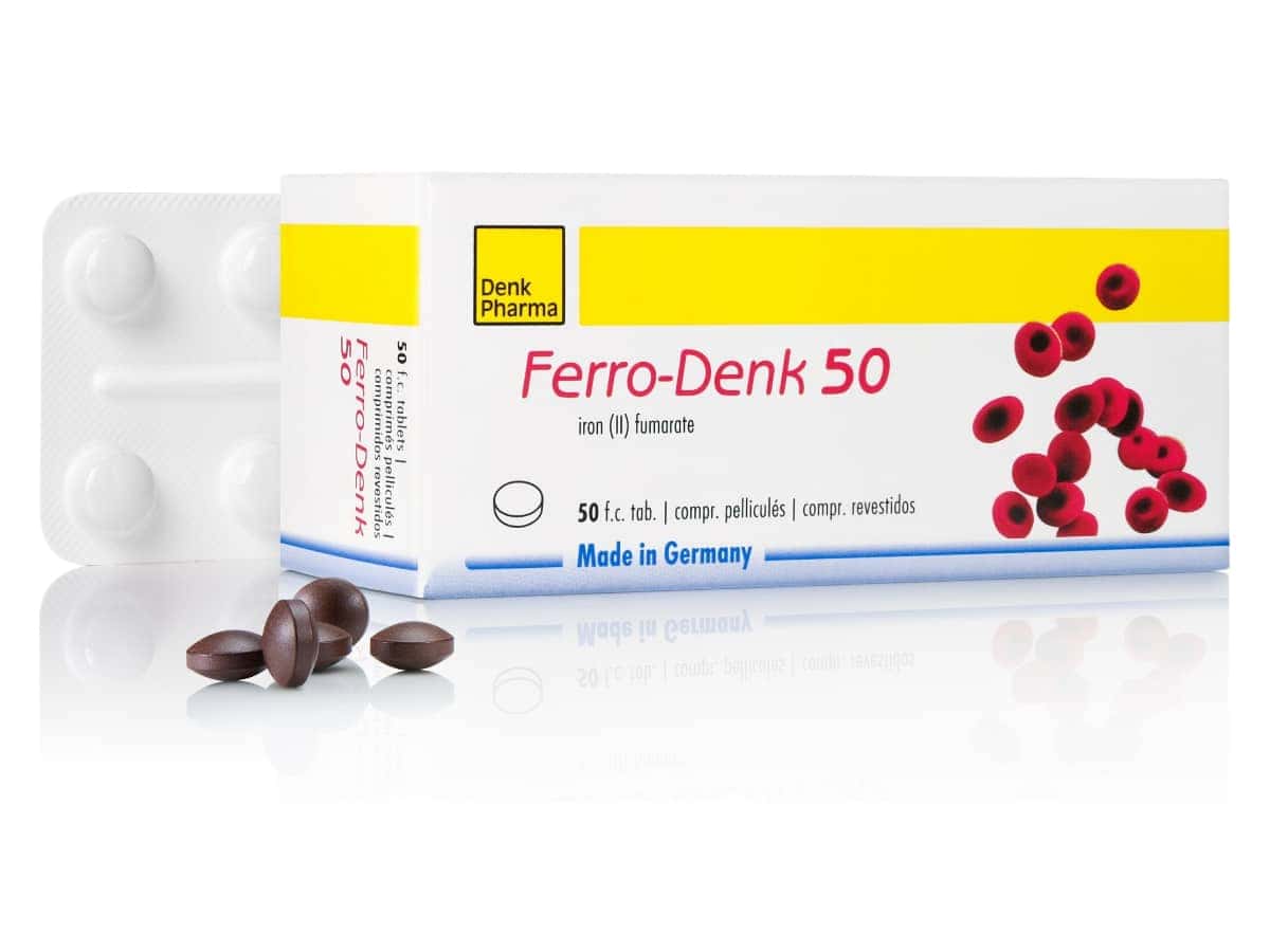 FERRO-DENK 50MG B/50 CP