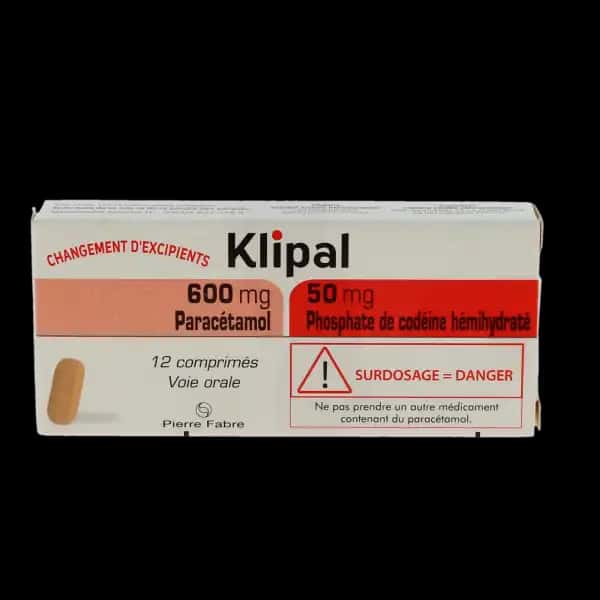 KLIPAL CODEINE 600/50 COMP B/12