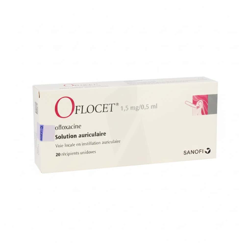 OFLOCET GOUTTES AURIC 1,5G B20