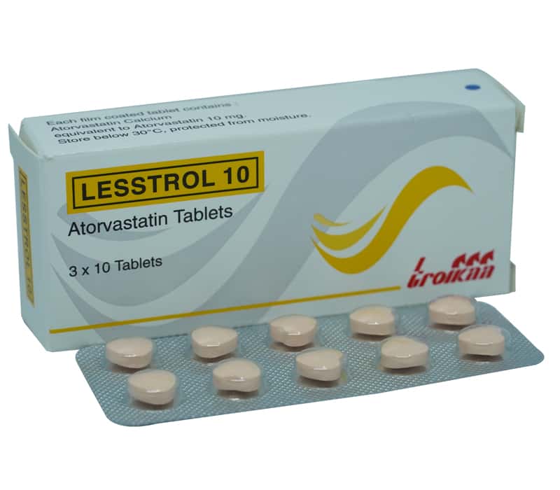 LESSTROL 10MG CP B/30