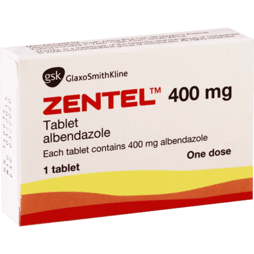 ZENTEL 400MG CPR BT 1