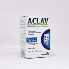 ACLAV 1G/125MG SACH BT 12