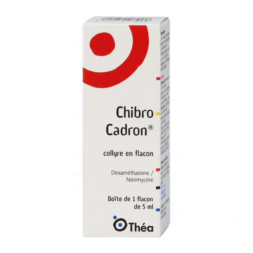 CHIBRO-CADRON COLLYRE FL 5ML