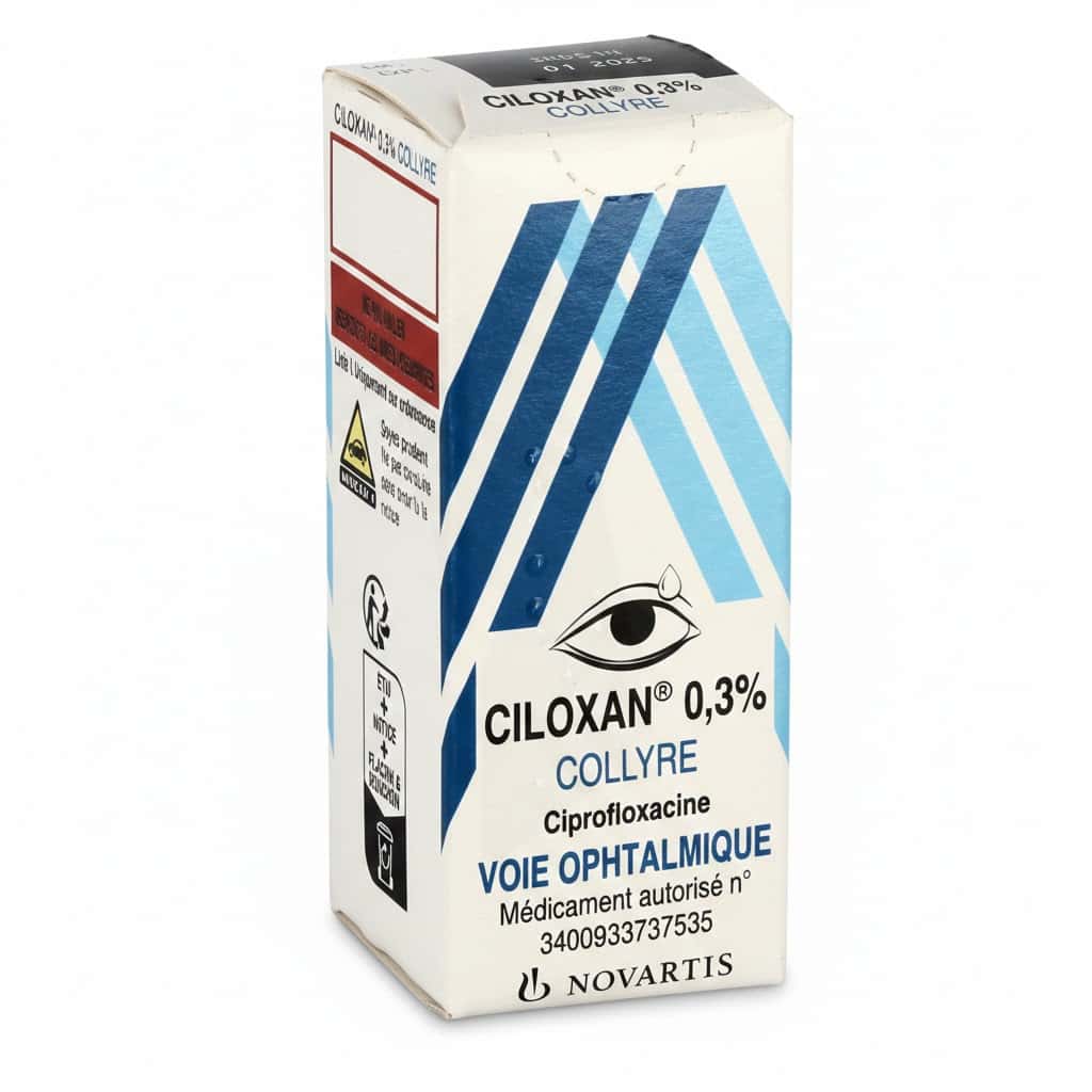 CILOXAN 0,3% COLLYRE FL 5ML