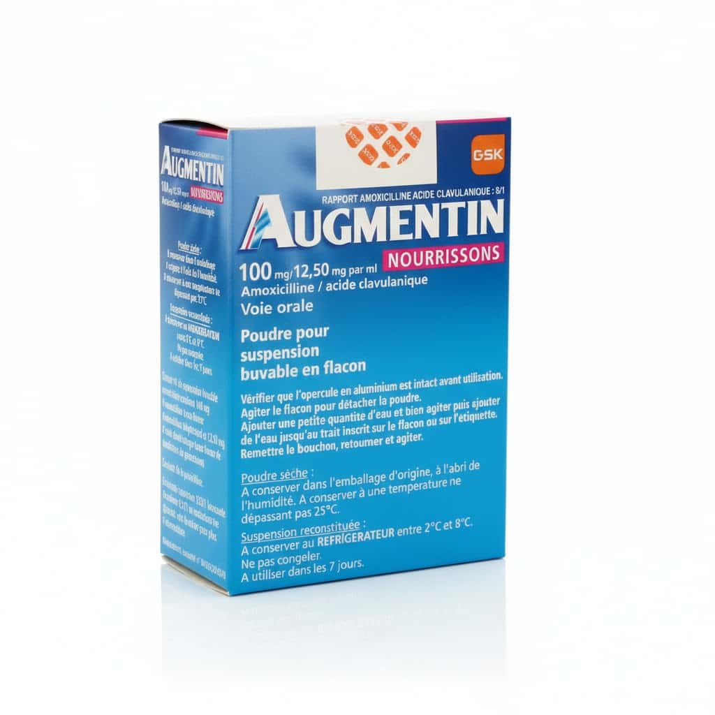 AUGMENTIN 100MG BB PDR/SP 30ML