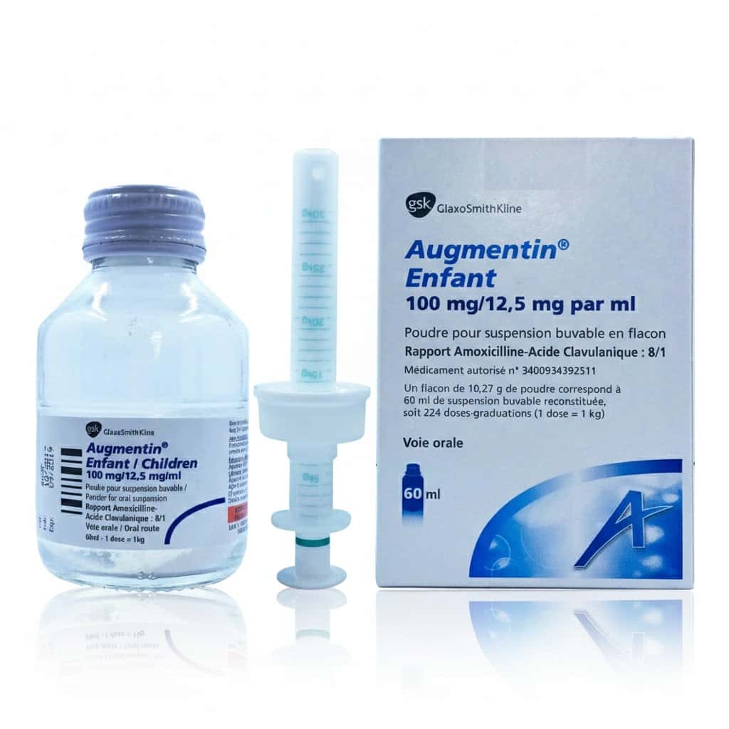 AUGMENTIN 100MG ENF PDRSP 60ML