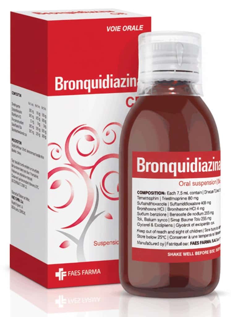 BRONQUIDIAZINA C R SIROP FL/150ML