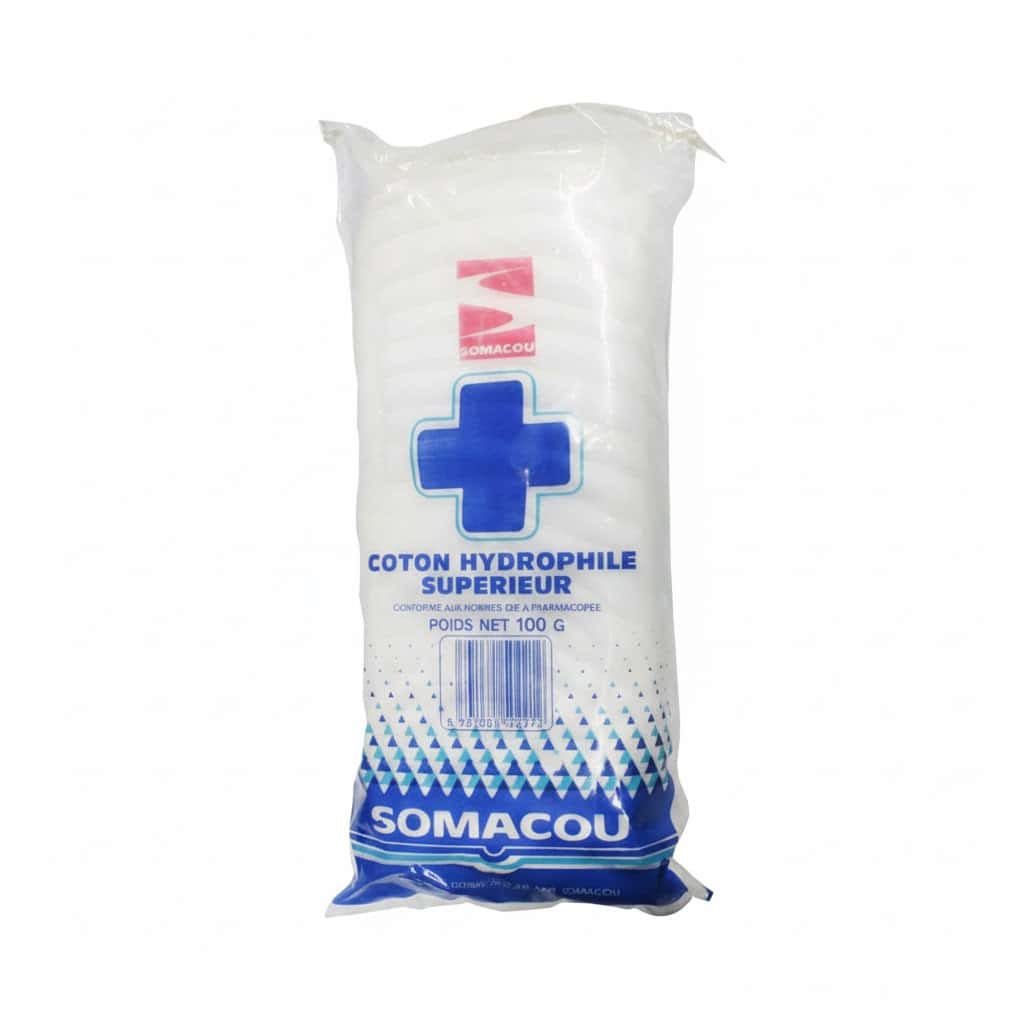 COTON HYDROPHYLE SOMACOU 100G