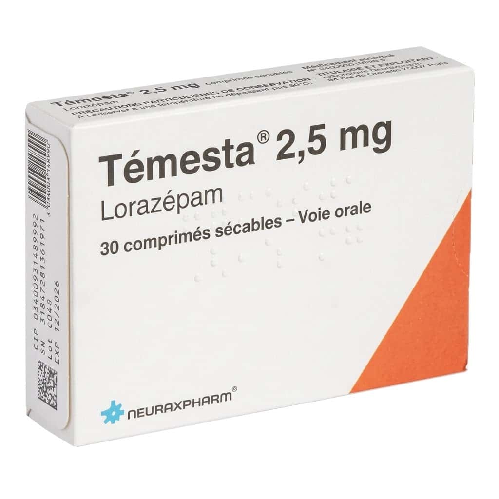TEMESTA 2,5MG CPR B/30