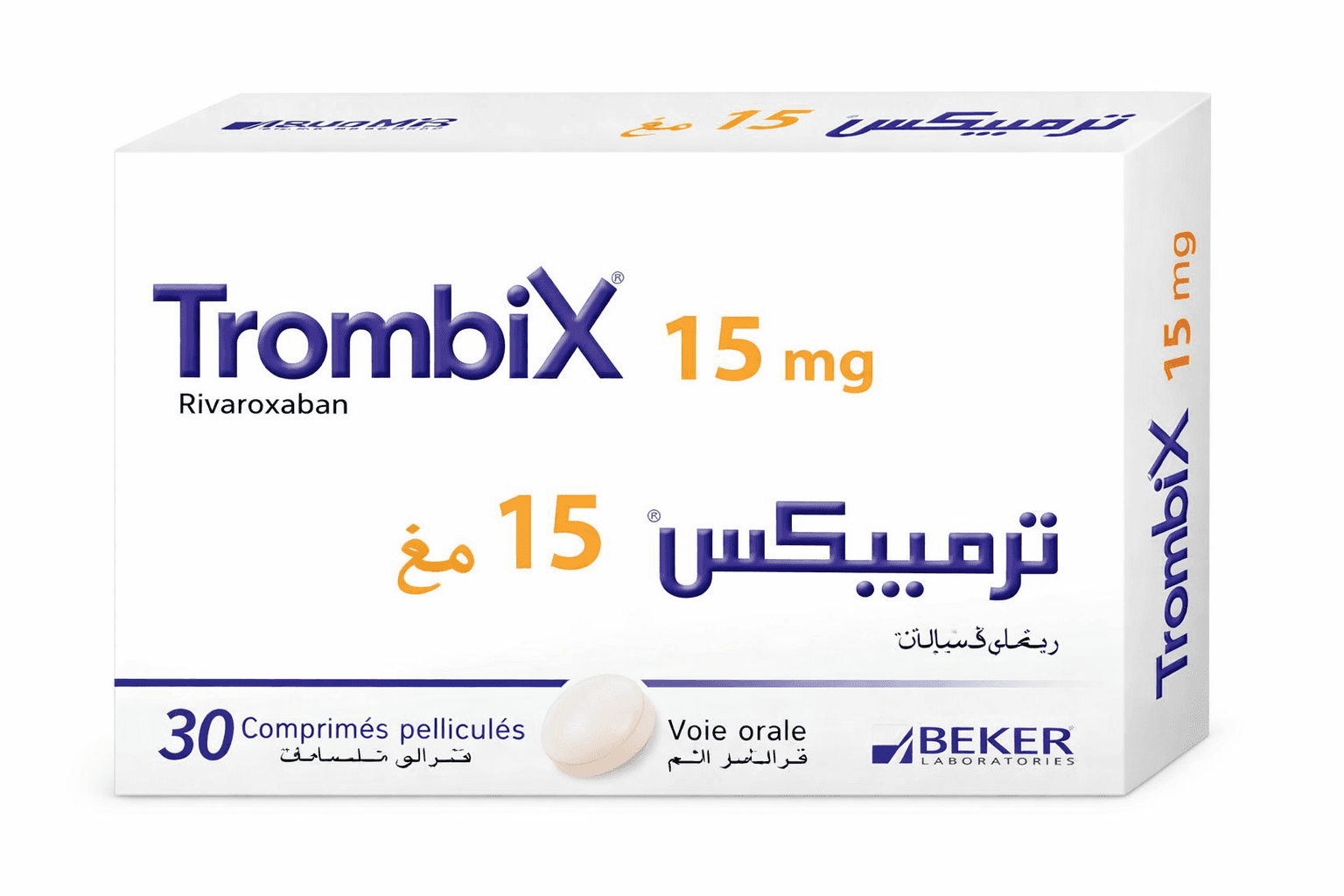 TROMBIX 15MG CPR BT 30