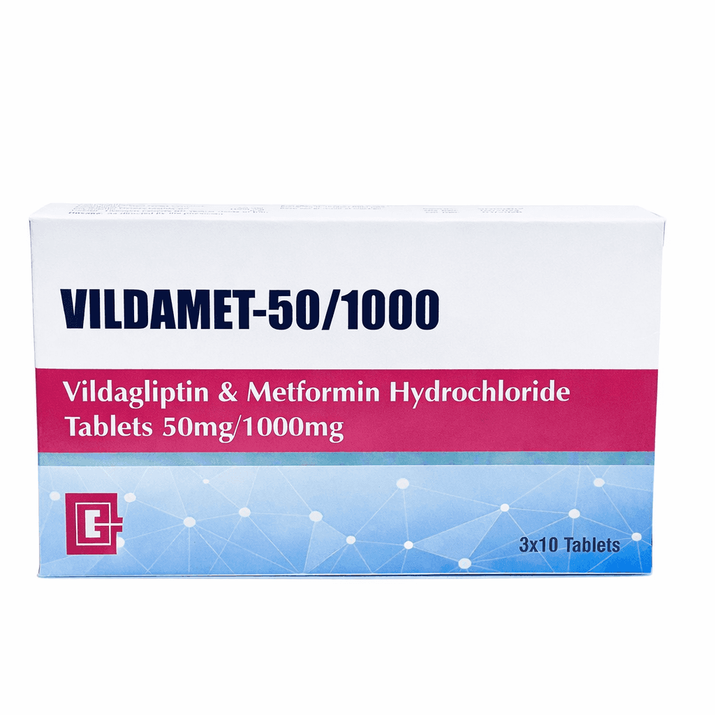 VILDAMET 50MG/1000MG CPR B/30