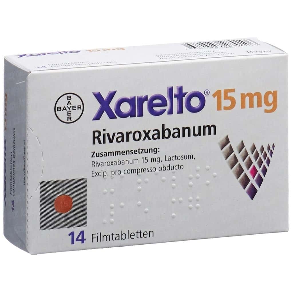 XARELTO 15MG B/14