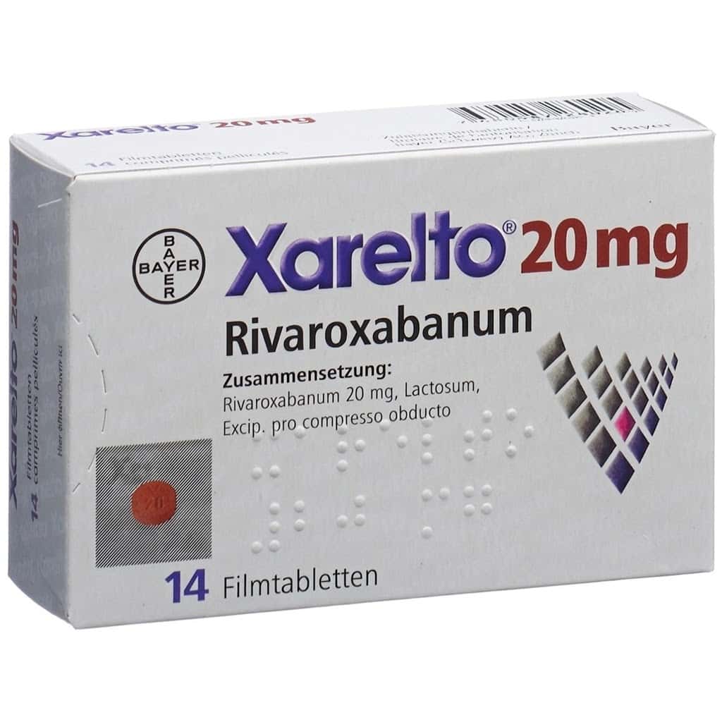 XARELTO 20MG CPR BT 14