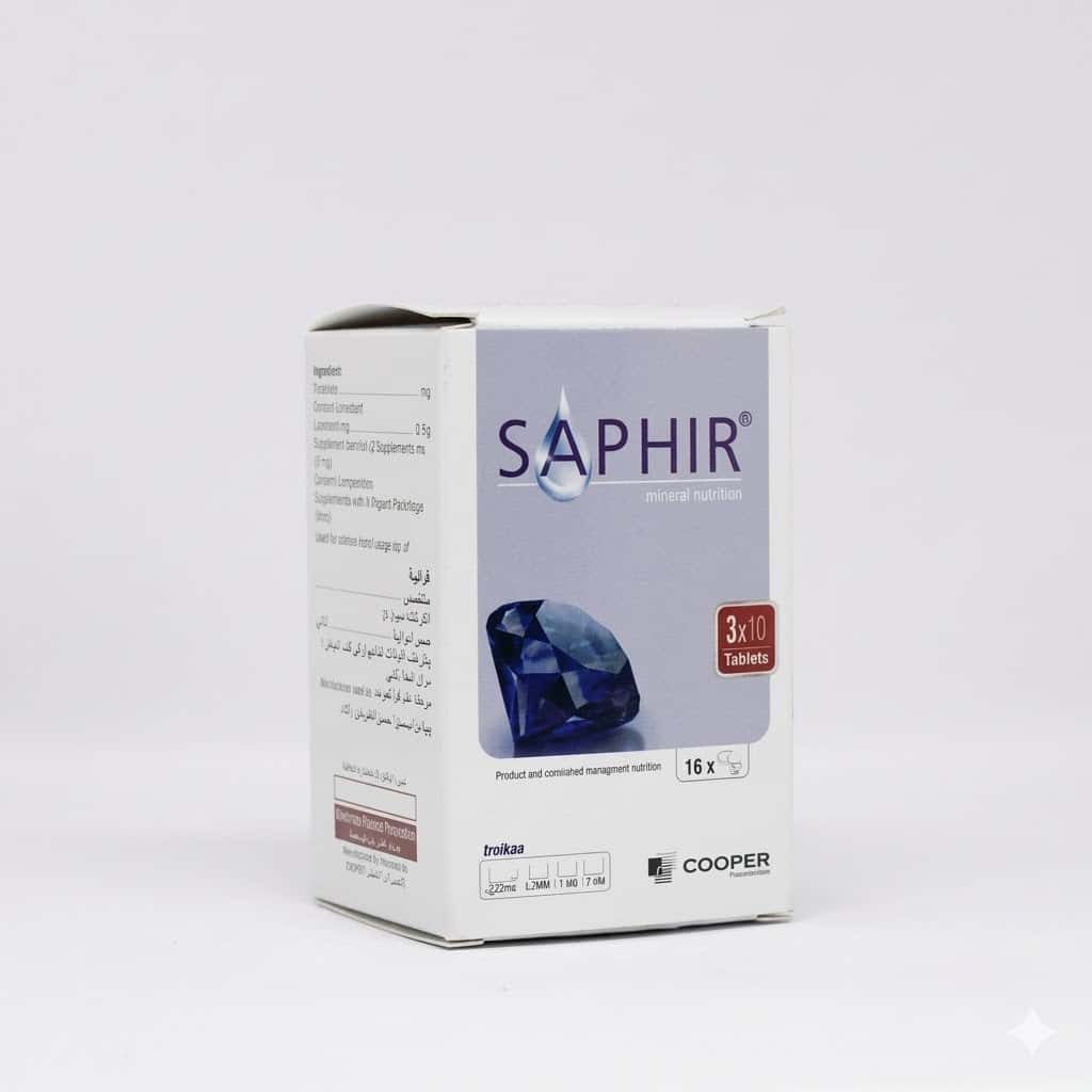 SAPHIR 1G/125MG B/16 SACH