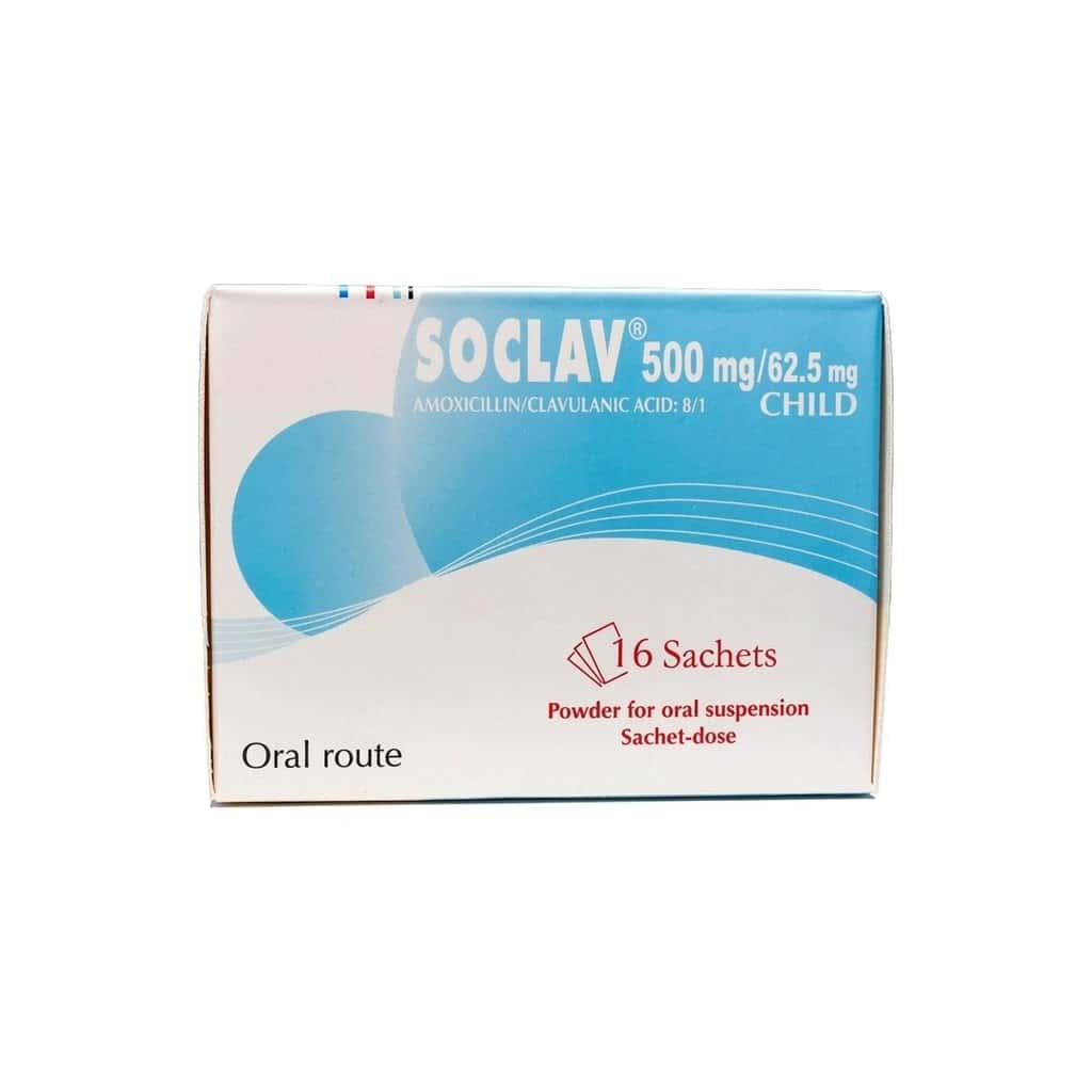 SOCLAV 500/62,5MG SCHT/16