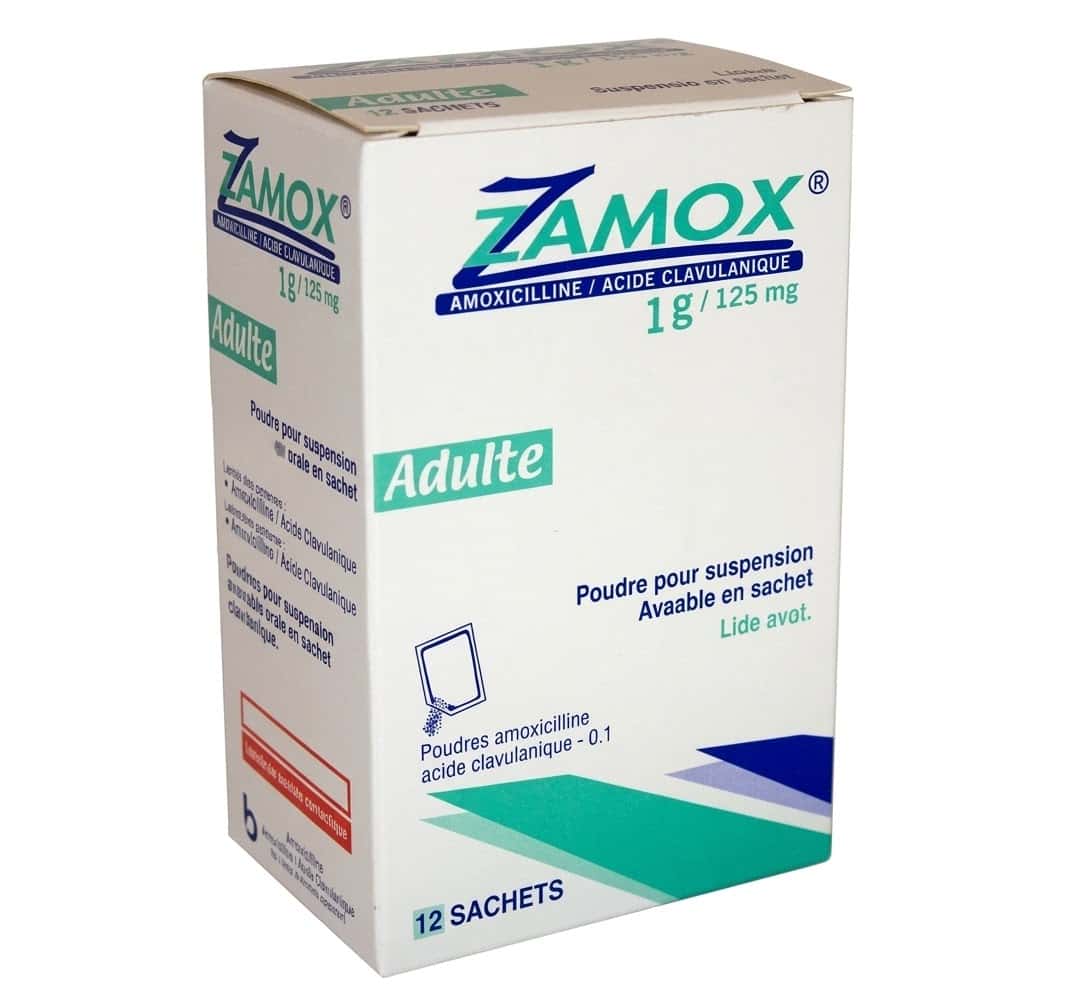 ZAMOX 1000MG/125 SACH BT12