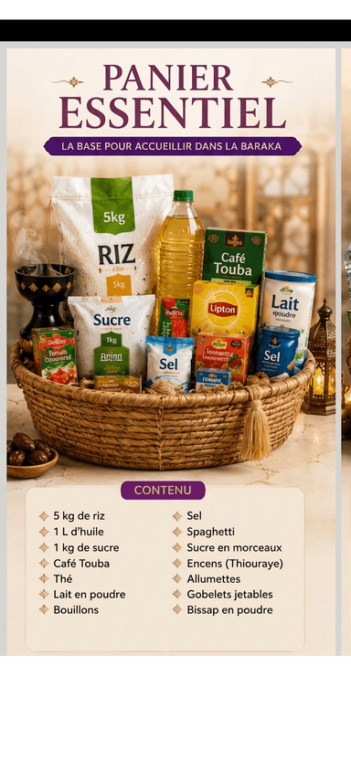 Panier familial - pack alimentaire de base