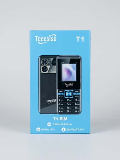 Teccsiso T1 – Téléphone Tri‑SIM avec Batterie 3000 mAh