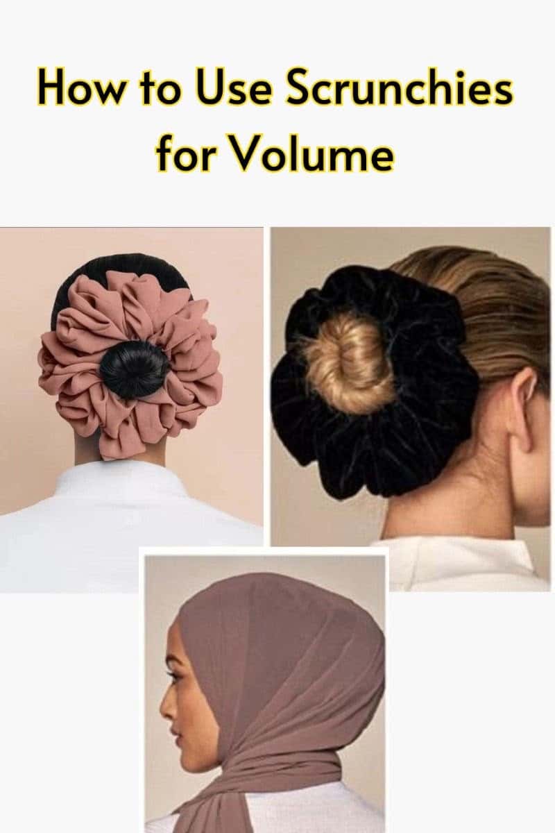 Chouchou Volumineux pour Cheveux – Idéal sous-hijab -Plusieurs Couleurs