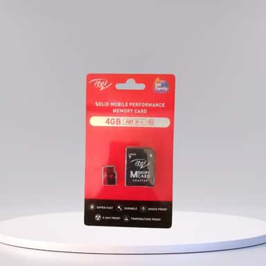 Carte mémoire itel au format SD 4GB