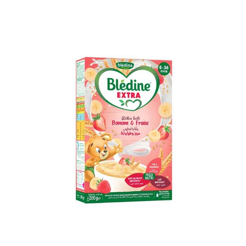Blédine Extra Lactée Banane Fraise 200g