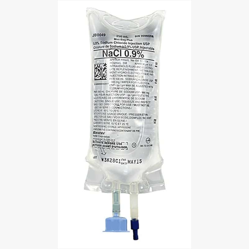 SERUM NaCI 0,9% 100ML ( 2 pièces)