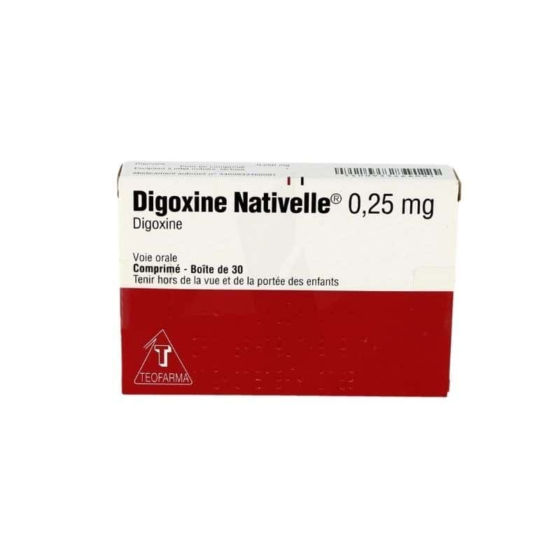 DIGOXINE NATIVELLE 0,25MG CP/30