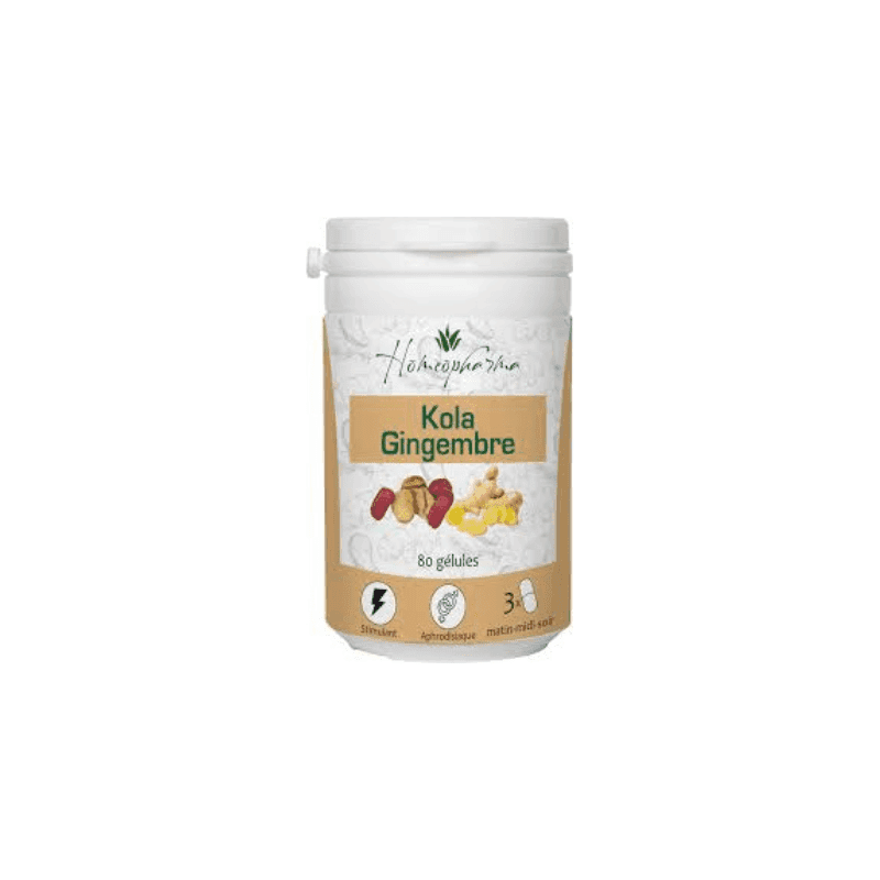HOMEOPHARMA KOLA ET GINGEMBRE GELU /80