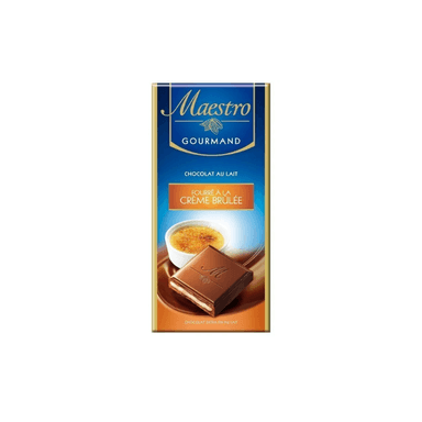 MAESTRO CHOCOLAT AU LAIT CRÈME BRÛLÉE (Pack de 2)