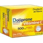 Doliprane Vitamine C 500 mg Comprimés Effervescents