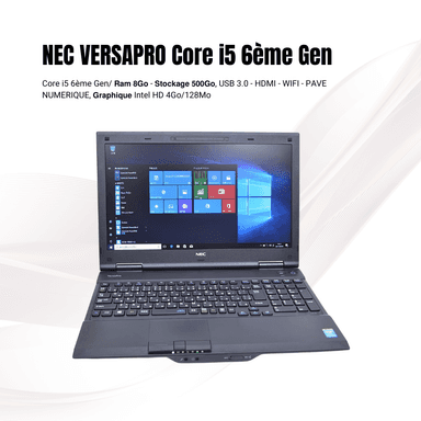 Ordinateur NEC VERSAPRO, core 15 6ème Génération