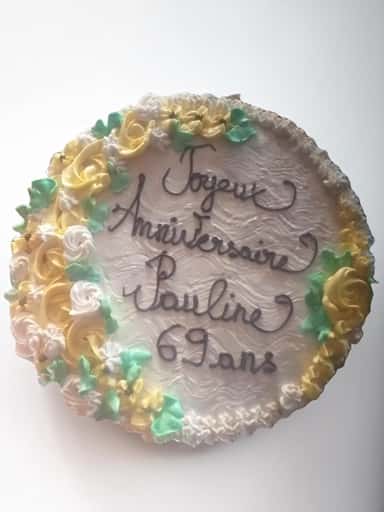 Gâteau d'anniversaire ( 10 prs )