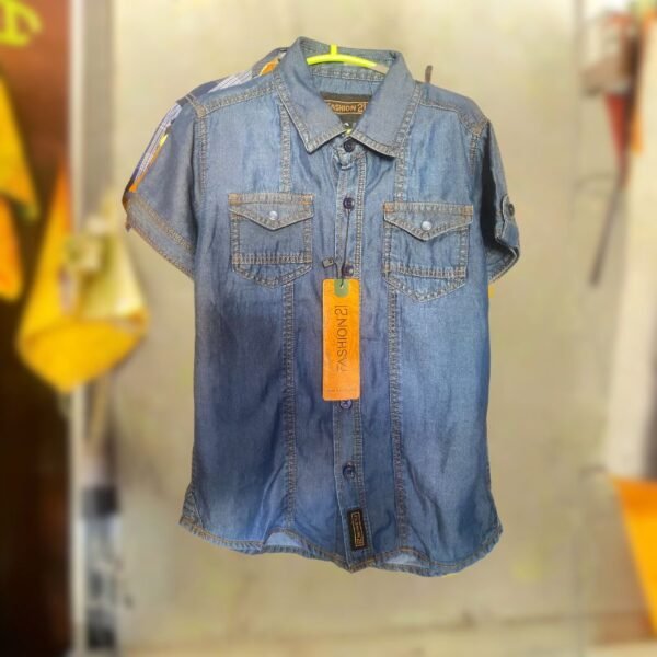 Chemise jeans enfant