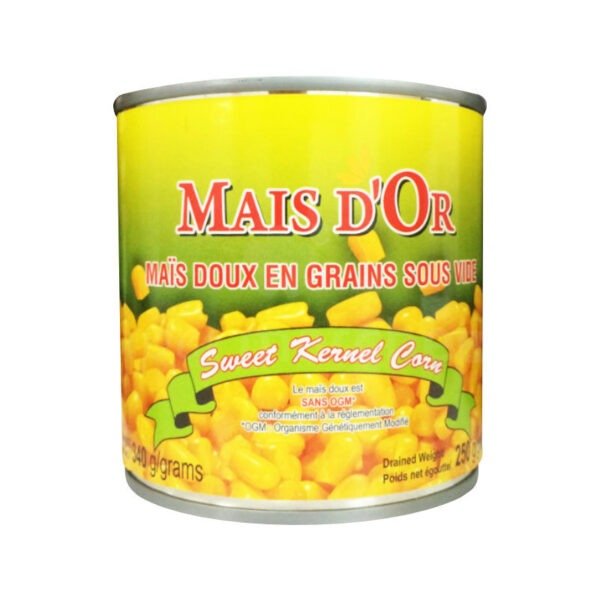 Mais doux en boite