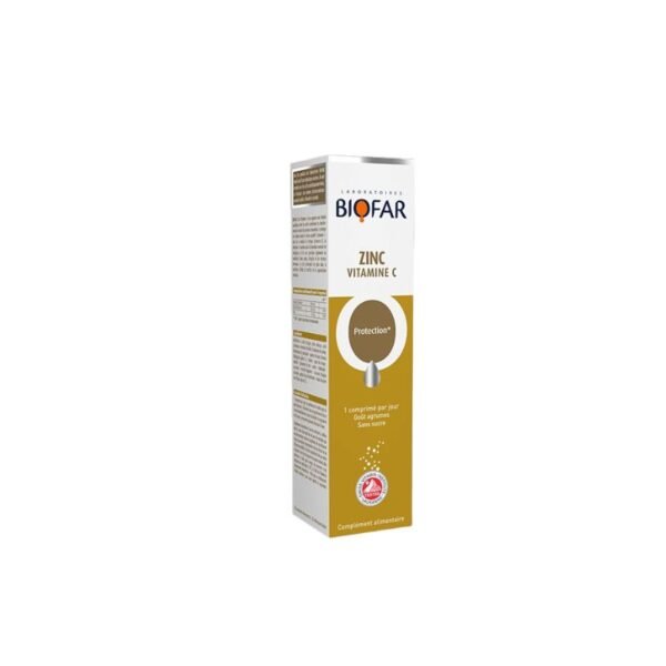 BIOFAR ZINC + VIT C CE BTE 20