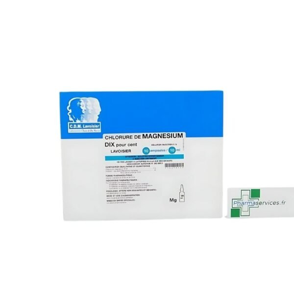 CHLORURE DE MAGNESIUM 10_ INJ 10 AMP