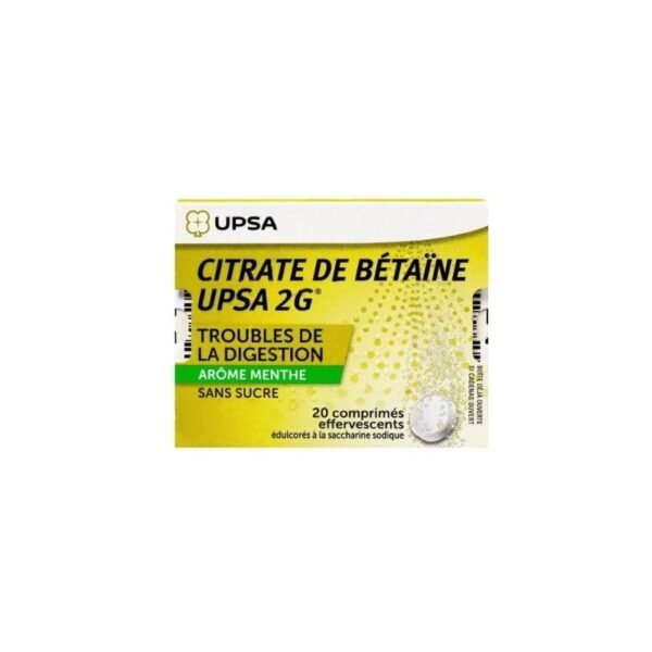 CITRATE DE BETAINE 1 TUBE 10 CE DETAILS