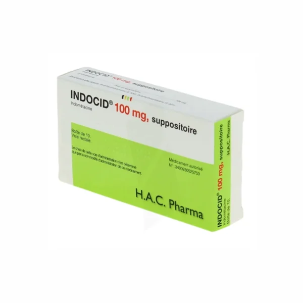 Indocid 100 mg Suppositoires