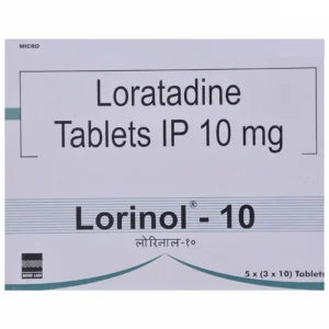 LORINOL 10 MG CP BTE 3 X 10